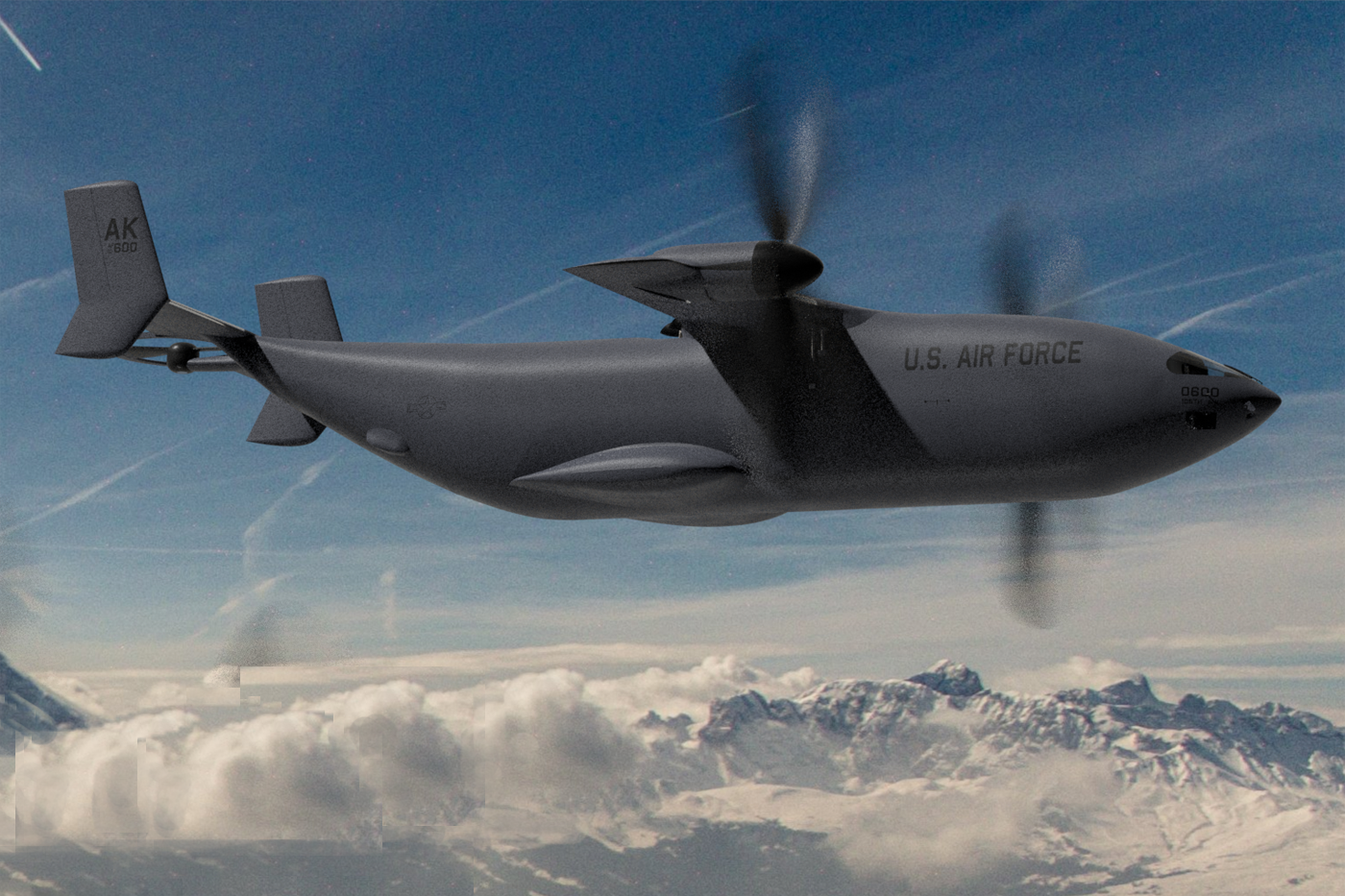 V-653 long-range heavy-lift hybrid-electric VTOL passenger and cargo concept design military aircraft V-653 long-range heavy-lift hybrid-electric VTOL passenger and cargo concept design military aircraft